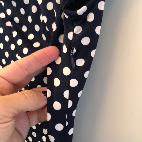 Polka Dot Wiggle Dress - Picture 4 of 5